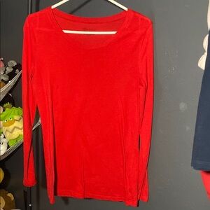 No Boundaries Bold Red Top